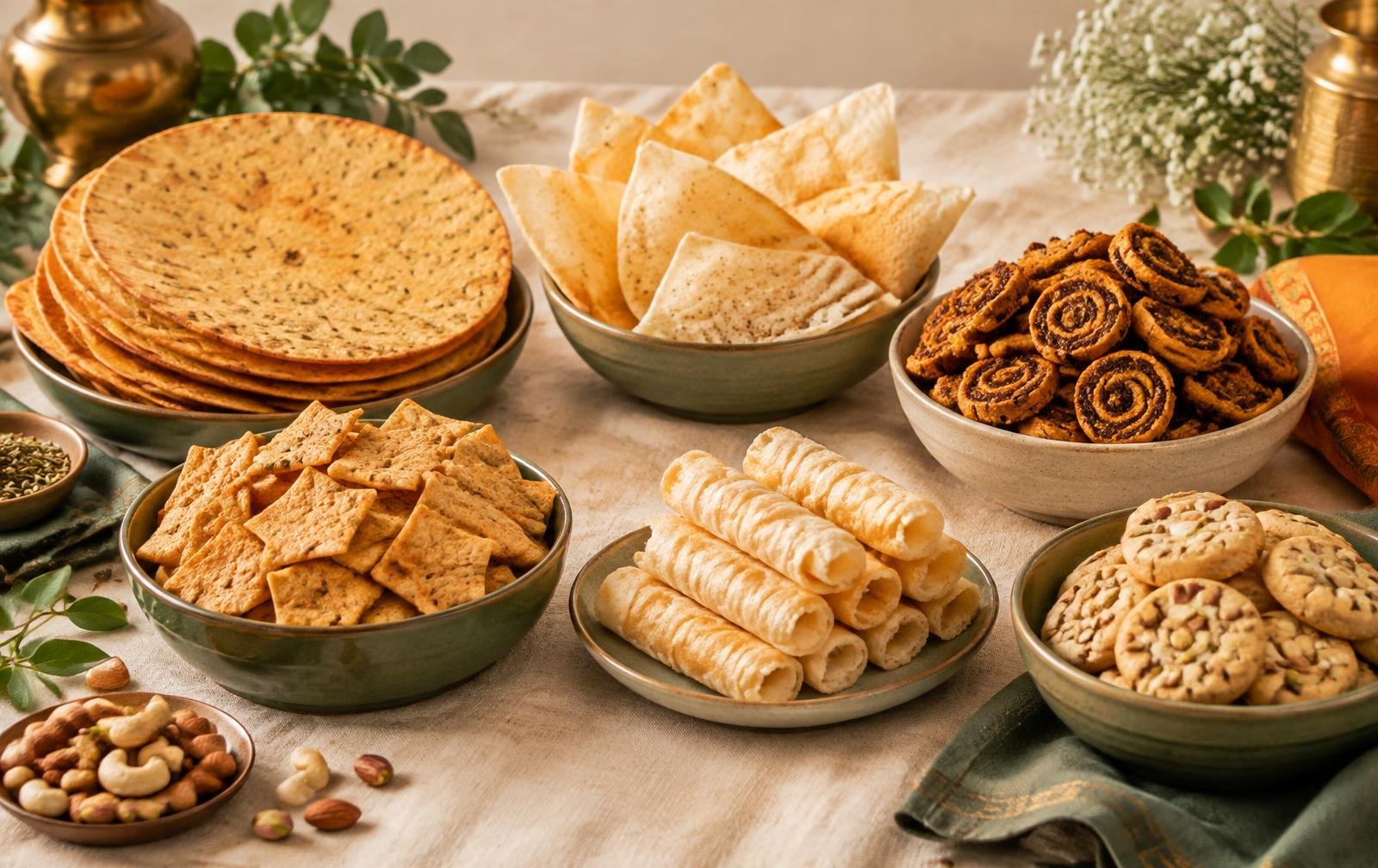 Premium selection of Indian snacks